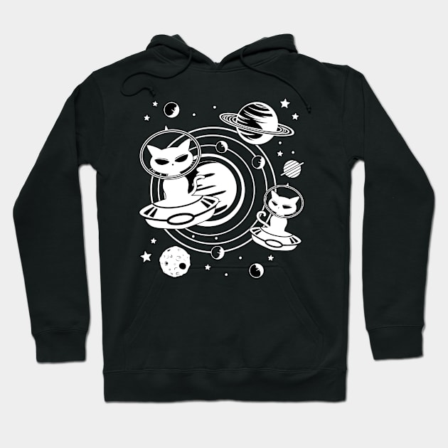 Alien Cat Hoodie by T-Shirt.CONCEPTS